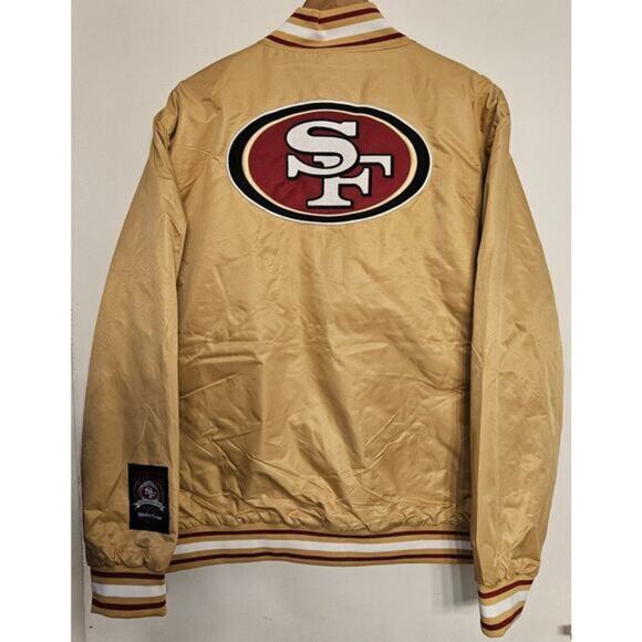 San Francisco 49ers GOLD Jacket / Size XL/ QQMG037FSF-RO / New With Tag - Picture 2 of 8